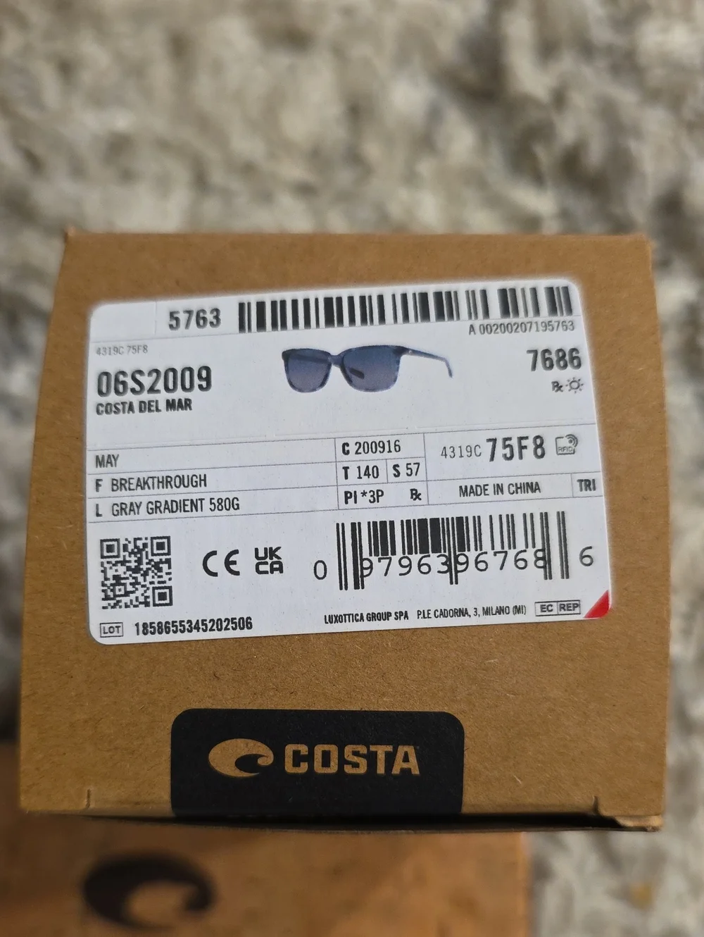 Costa May Polarized Sunglasses, Breakthrough